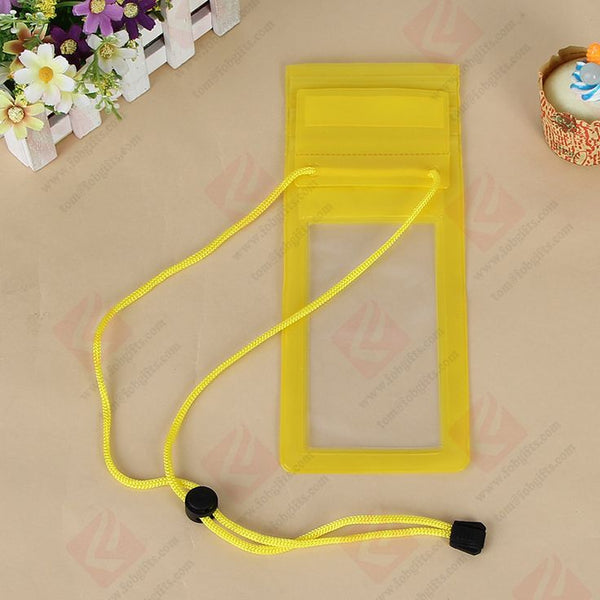 YELLOW WATER PROOF MOBILE COVER